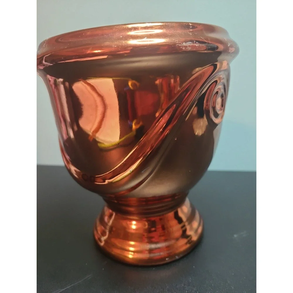Copper Colored Ceramic Decorative‎ Vase 6.5